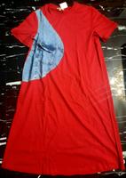 Rotes Sommerkleid mit Jeanstasche Bayern - Parsberg Vorschau
