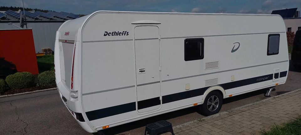 Wohnwagen Dethleffs Camper 560 FMK MOVER TV MARKISE mieten leihen in Nürtingen