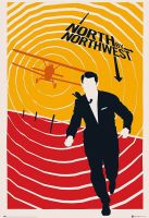 OVP Filmposter Der unsichtbare Dritte / North By Northwest Berlin - Zehlendorf Vorschau