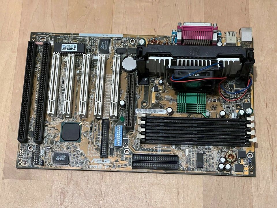 ASUS P3B-F, Pentium 3, 500MHz, Socket 1, ATI, LAN in Malsch bei Wiesloch