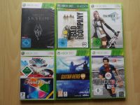 6 XBOX 360 Spiele # The Elder Scrolls V, Guitar Hero Live... Rheinland-Pfalz - Ludwigshafen Vorschau