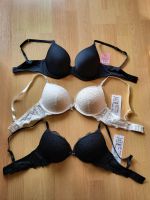 3 NEUE Pushup BH's Größe 70 C Hunkemöller Baden-Württemberg - Obrigheim Vorschau