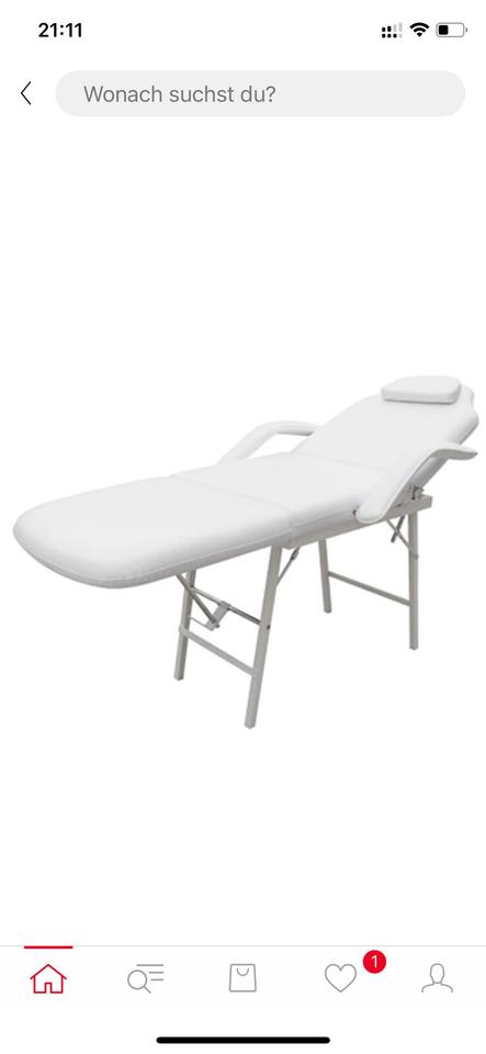 Massageliege, Kosmetikliege, Therapieliege,tragbar Kunstleder in Ottobrunn