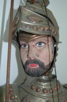 Große antike Ritterfigur Puppe Marionette Paladin Sizilien München - Bogenhausen Vorschau