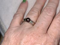 Ring mit violetten Perle Silber Feldmoching-Hasenbergl - Feldmoching Vorschau
