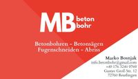 Betonbohren Betonsägen Abriss Kernbohrung Baden-Württemberg - Reutlingen Vorschau