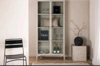 Vitrine Glas Metall Schrank Modern Wohnzimmer Creme Design Köln - Porz Vorschau