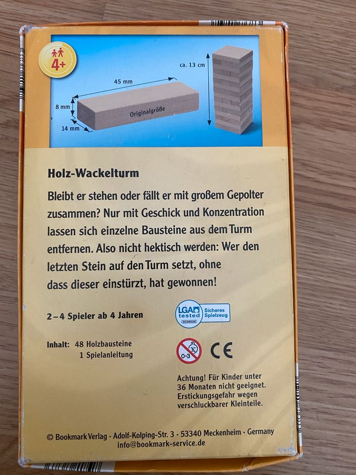 Holz Wackelturm/ Jenga in Grevenbroich