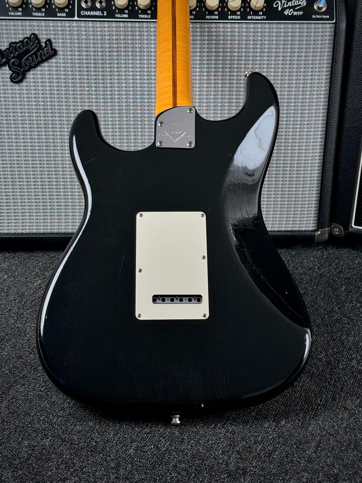 2012 Fender Strat Pro CC Black Relic Abby Red Hots PU - 3.2kg!! in Kiefersfelden