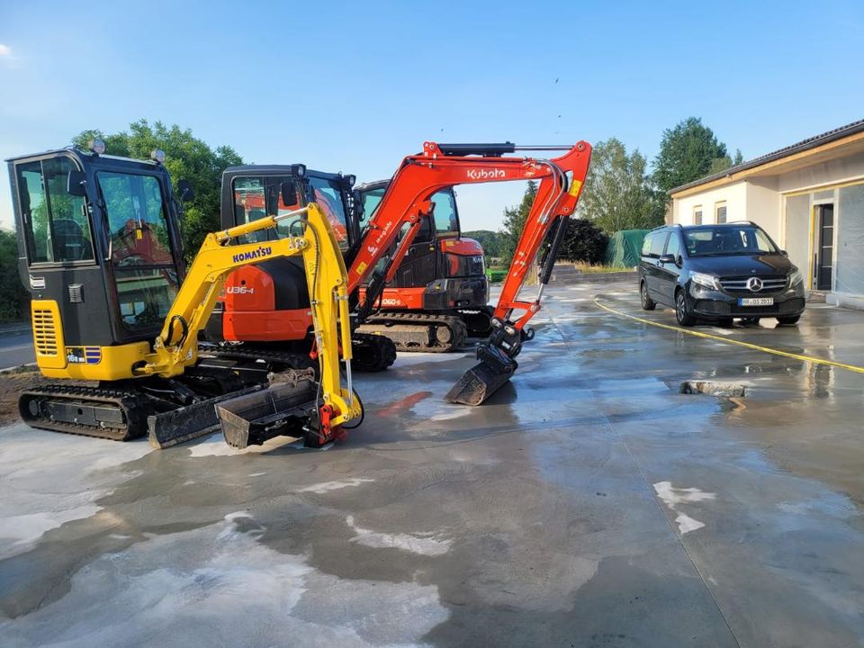 Vermietung /Verleih Bagger und Kleingeräte/Baumaschinenvermietung in Borken