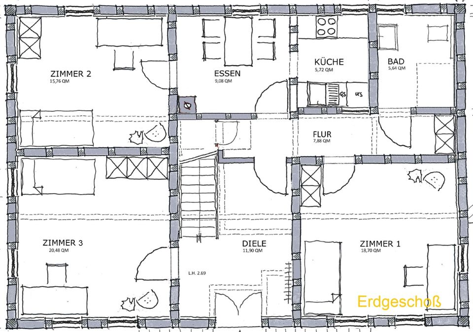 Bauernhof-WG in Bürgeln sucht jungen Mann für 22m2 Zimmer in Cölbe