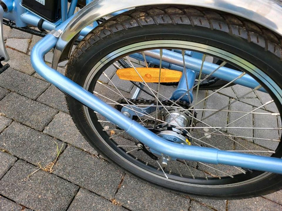 Eureka E-Bike Dreirad mit Kippbaren Rahmen in Korschenbroich