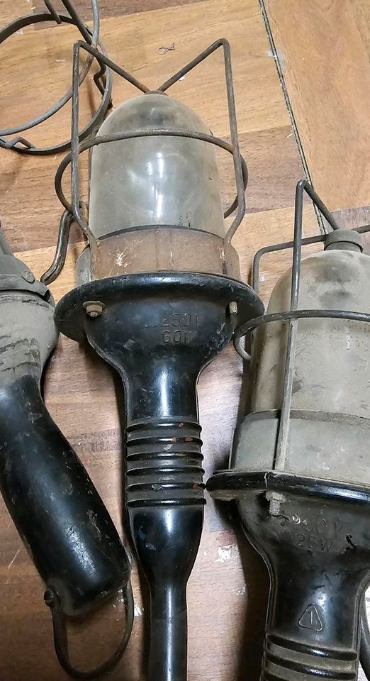 DDR Werkstatt Handlampen in Wülknitz