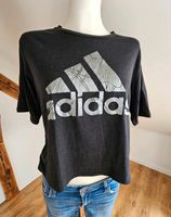 kurzes Adidas Shirt Gr. S schwarz Brandenburg - Spremberg Vorschau