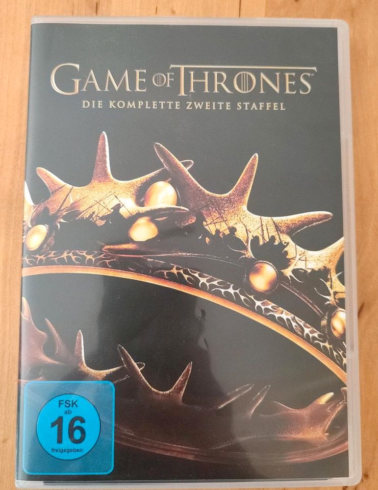 Game of Thrones - die komplette zweite Staffel - 5 DVDs wie neu in Dossenheim