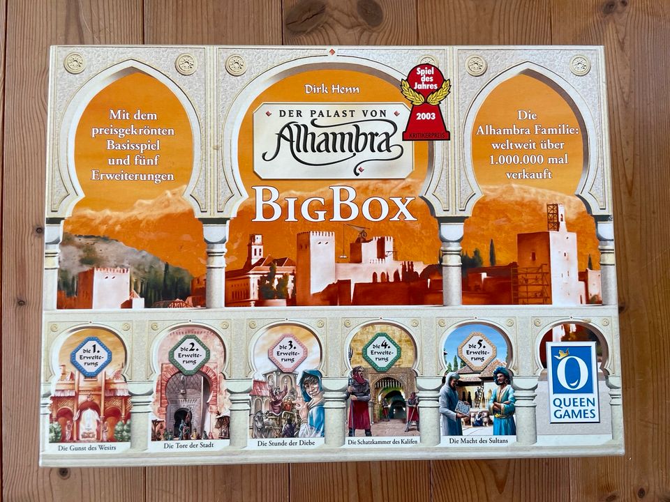 Queen Games Alhambra Big Box Brettspiel Gesellschaftsspiel in Obernkirchen