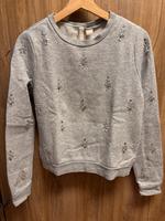 Pullover mit Glitzerperlen Hessen - Hosenfeld Vorschau