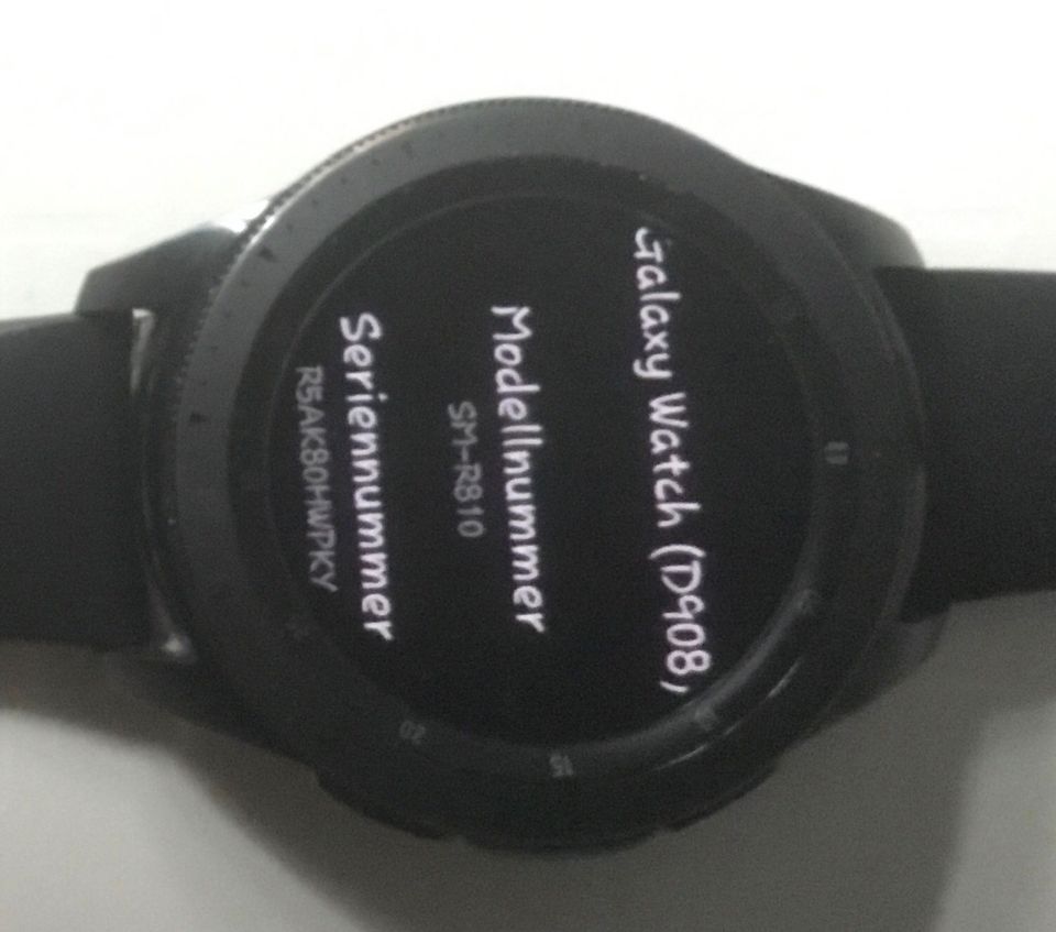 Samsung Smartwatch Galaxy Watch SM-R810, Schwarz, 42 mm,Bluetooth in Neusäß