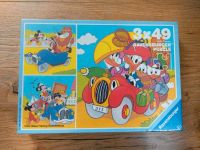 3 Ravensburger Puzzle Walt Disney 1986 Unterwegs On the Road neu Niedersachsen - Rhauderfehn Vorschau