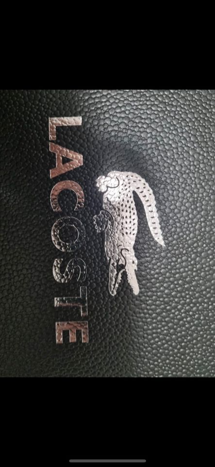 Lacoste Umhänge Tasche grau Neuwertig in Elsenfeld