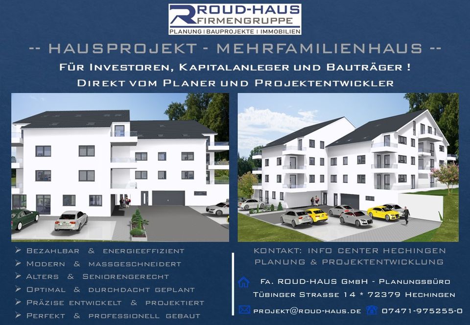 + EXKLUSIVES MEHRFAMILIENHAUS-PROJEKT! + in Bad Saulgau