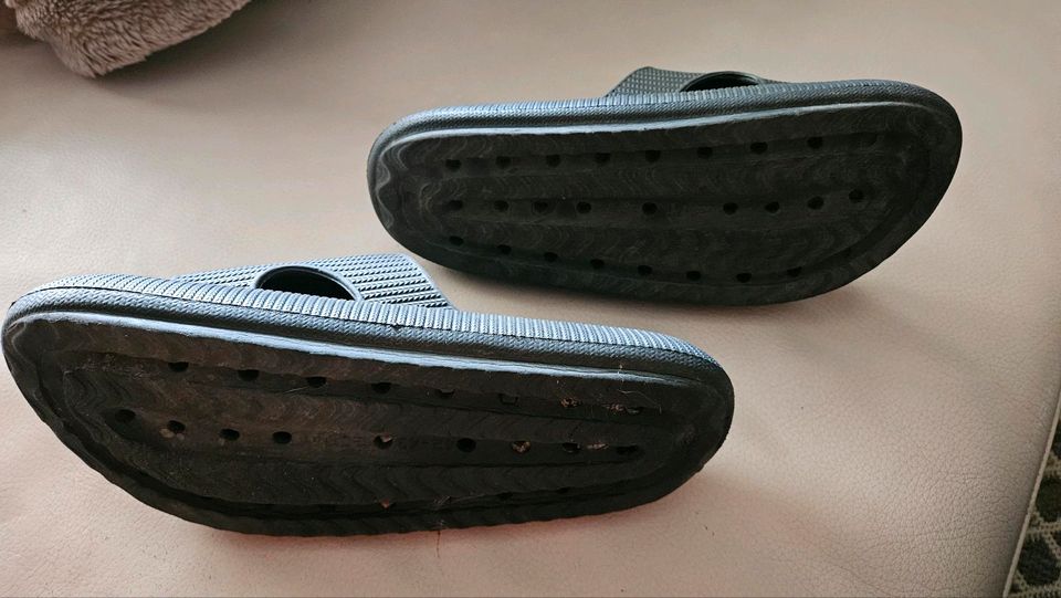 Schlappy Pantolette Flip Flops Schlappen schwarz 41/42 Neuw. in Hamm