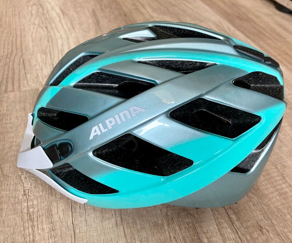 Alpina Fahrradhelm Panoma 2.0 steelgrey smaragd 52-57 cm in Werdau