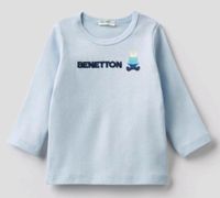 Kinder Langarmshirt, hellblau, Benetton, Größe 82 Niedersachsen - Grünendeich Niederelbe Vorschau