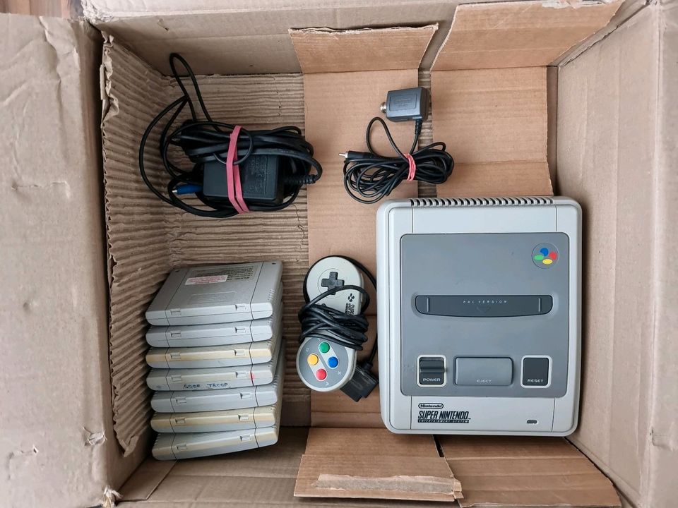 ✅️ Super Nintendo SNES & Spiele - Actraiser, Illusion of Time in Bergisch Gladbach