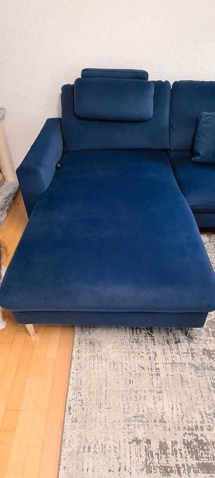 Sofa, Wohnlandschaft, Sitzgruppe, Couch, blau, U-Form in München