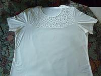Canda cremeweißes Spitzenshirt Viscose/Elasthan Gr.XXL(50) Bayern - Sindelsdorf Vorschau