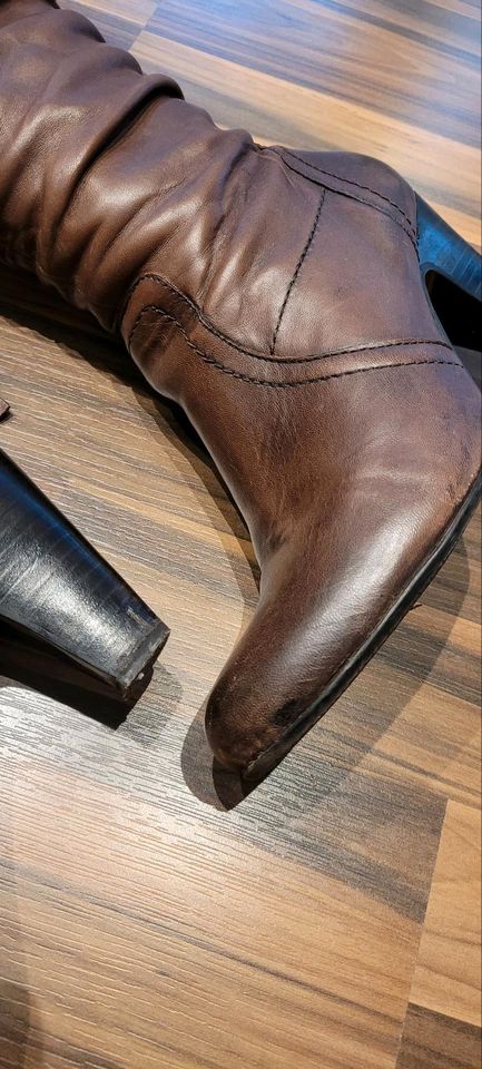 Jette joop Stiefel braun Cognac wunderschön 38,5 top in Wendlingen am Neckar