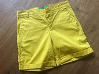 Benetton Shorts Bermuda Gelb Sommerhose Bayern - Waakirchen Vorschau