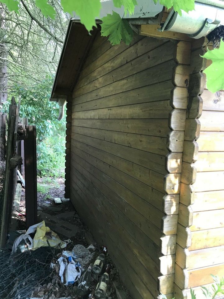 Holzhütte Gartenhaus Blockhaus in Plauen