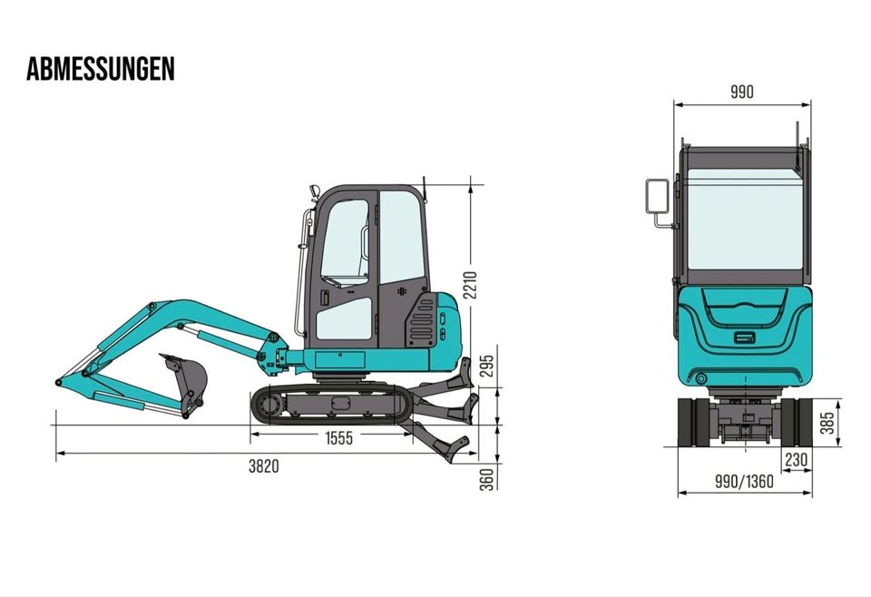 Bagger mieten ✅ Minibagger leihen Vermietung Dumper Erdarbeiten in Bendorf