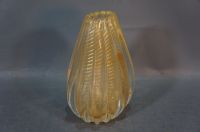 Vintage Cordonato d´Oro Murano - Glas - Vase von Seguso Düsseldorf - Eller Vorschau