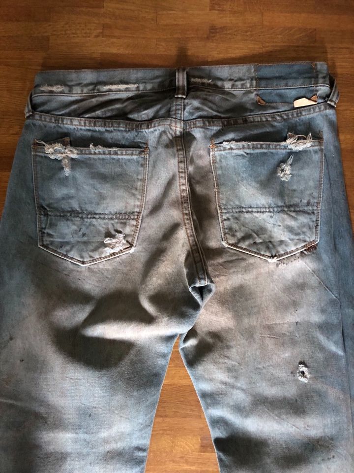 PRPS W 32 33 Destroyed Distressed Jeans Hose rote Webkante Japan in München