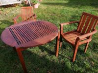 Gartentisch mit zwei bequemen Stühlen edles dunkles Design Sachsen-Anhalt - Kemberg Vorschau