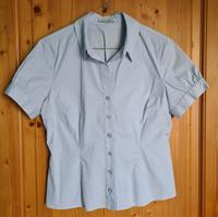 Bluse More & More Gr. 38 hellblau Kurzarm Bayern - Reichertshofen Vorschau