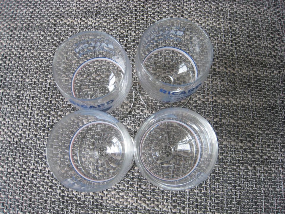 4 Ricard Pastis Glas Gläser Sammler Sonderedition 2020 Ballon neu in Berghaupten