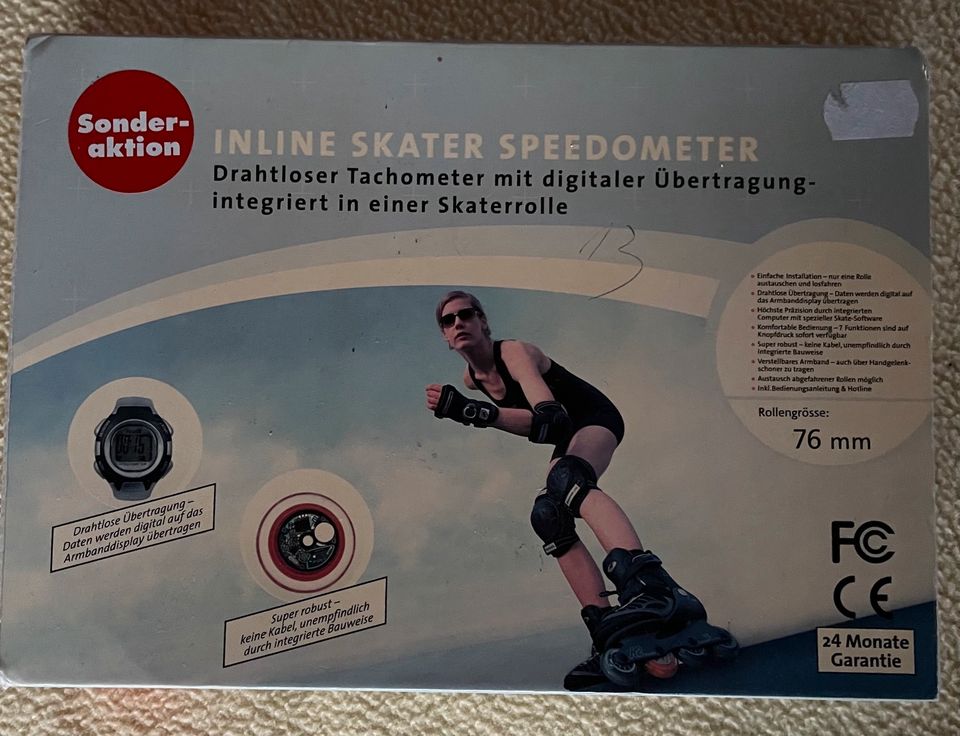 Inline  Skater Speedometer - drahtloser Tacho in Horstmar