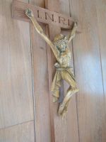 Kreuz Kruzifix Wandkreuz Holzkreuz I.N.R.I. Jesus seeeehr alt Nordrhein-Westfalen - Stolberg (Rhld) Vorschau