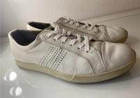 Ecco Schuhe Damen Herren Gr.44 weiß Leder Hessen - Edermünde Vorschau