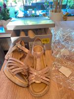 Sandalen Gabor 5G Plateau Größe 5/ 38 Glitter/Rosé/Leder wie neu Nordrhein-Westfalen - Leverkusen Vorschau