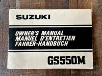 Suzuki GS550M, Fahrerhandbuch, Original Wandsbek - Hamburg Eilbek Vorschau