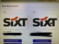 2 Sixt Gutscheine im Wert von 75 Euro Bayern - Gefrees Vorschau