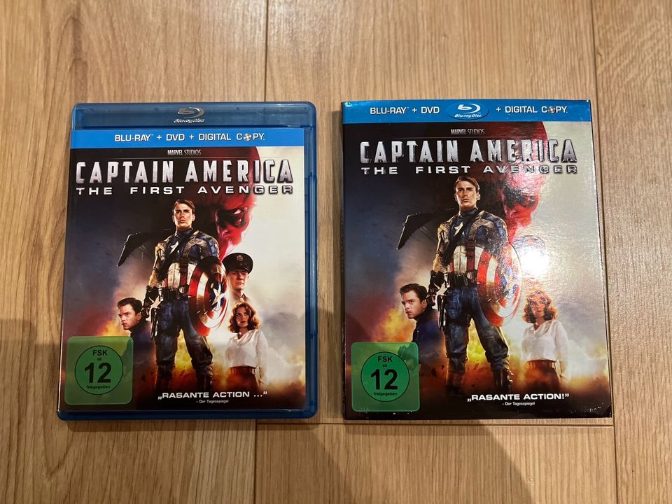 Marvel Captain America The First Avenger Blu-ray Schuber TOP in Riede