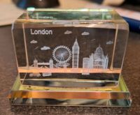 London 3 D Skyline Souvenir, Glas graviert, massiv Berlin - Marienfelde Vorschau