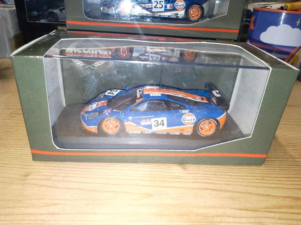 3x Minichamps GULF McLaren F1 GTR BMW 1:43 Modellauto in Hamburg