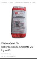 Klebemörtel für Kellerdeckendämmplatte 2x 25 kg weiß Bayern - Erlangen Vorschau